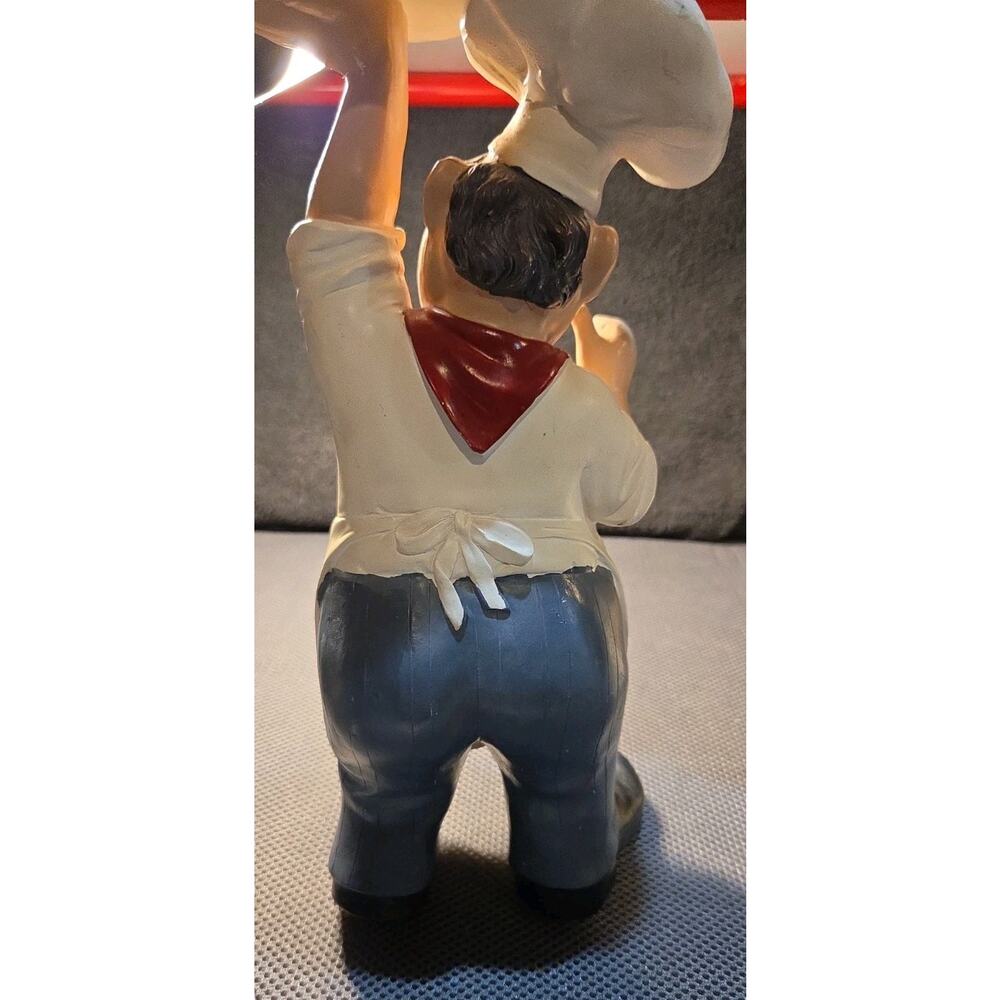 Chef Figurine Resin 13 Inches Tall Cute - Picture 5 of 7